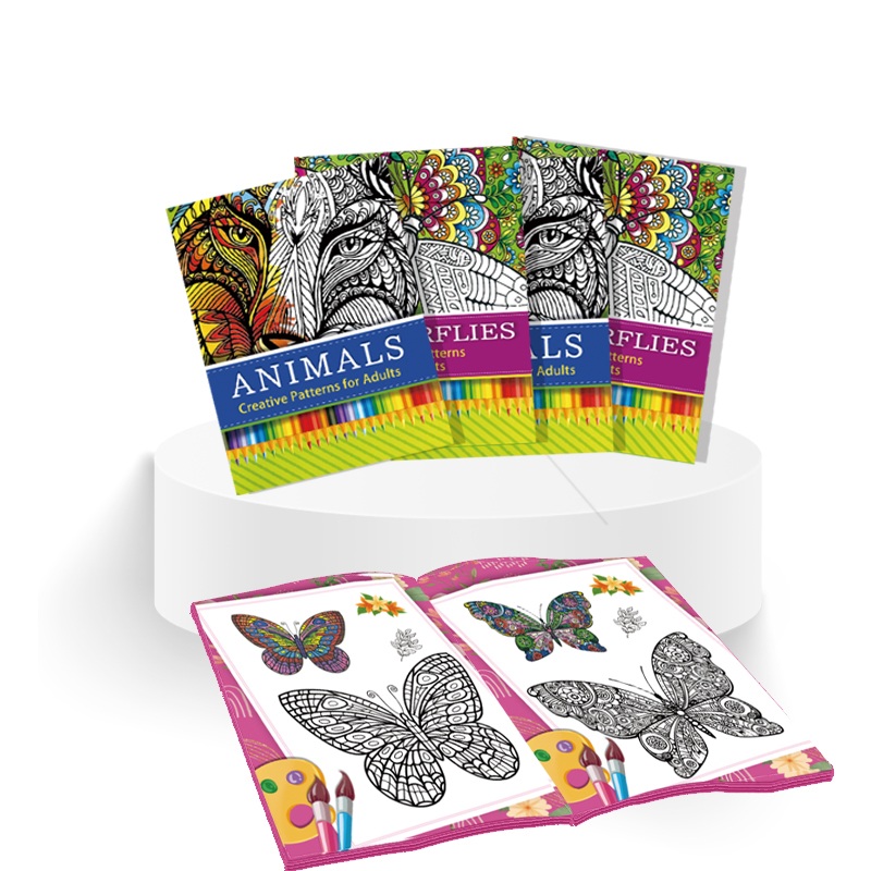 Livre de coloriage sur le thème des animaux pour les enfants