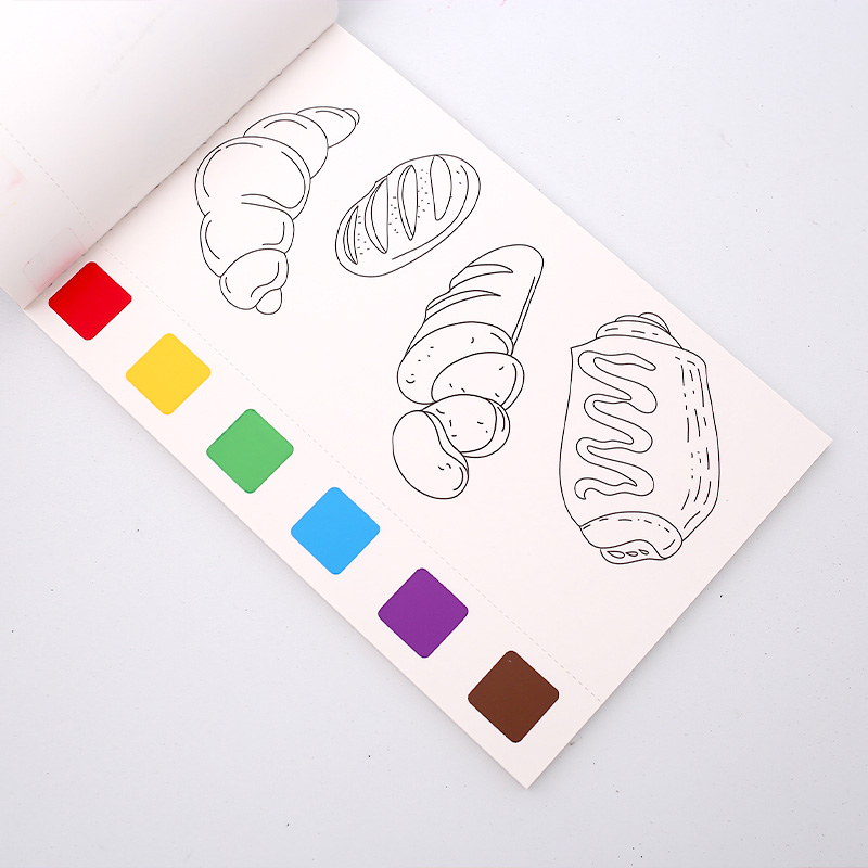 Thickened Base Watercolor Coloring Book